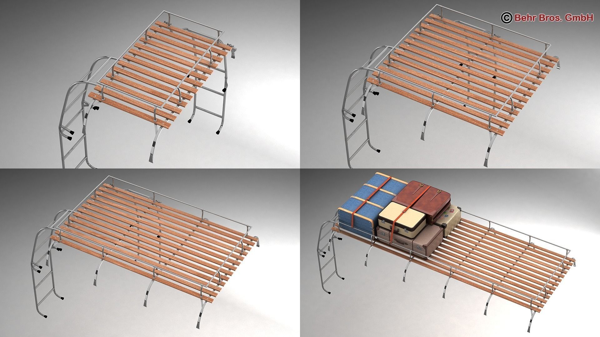 Volkswagen T1 Accessories 3D model_2