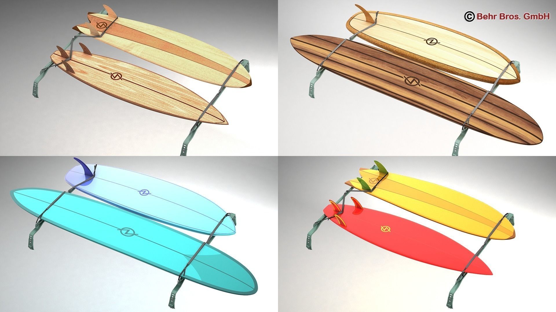 Volkswagen T1 Accessories 3D model_1