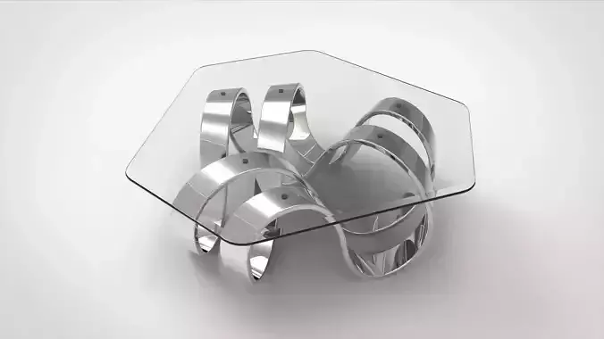 Mobius Trefoil Knot Coffee Table II