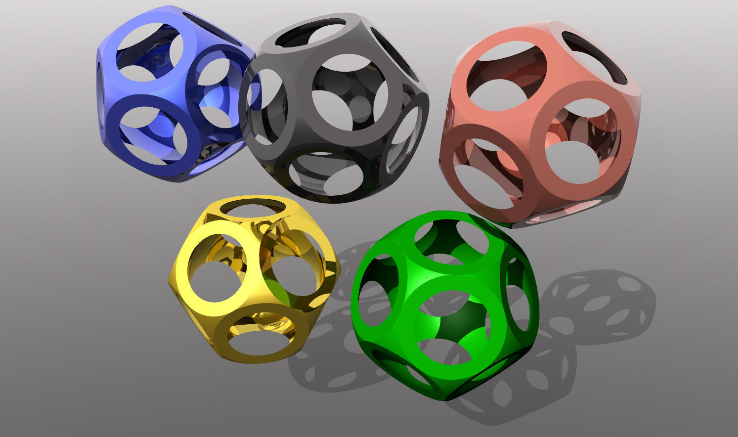 Dodeca Gyro Ball Free 3D model_1