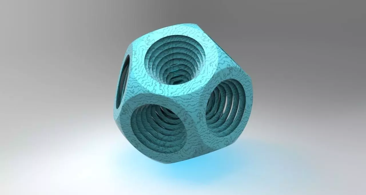 Dodeca Gyro Ball Free 3D model_0