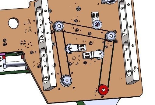 Laminating machine of separate module 3D model_5