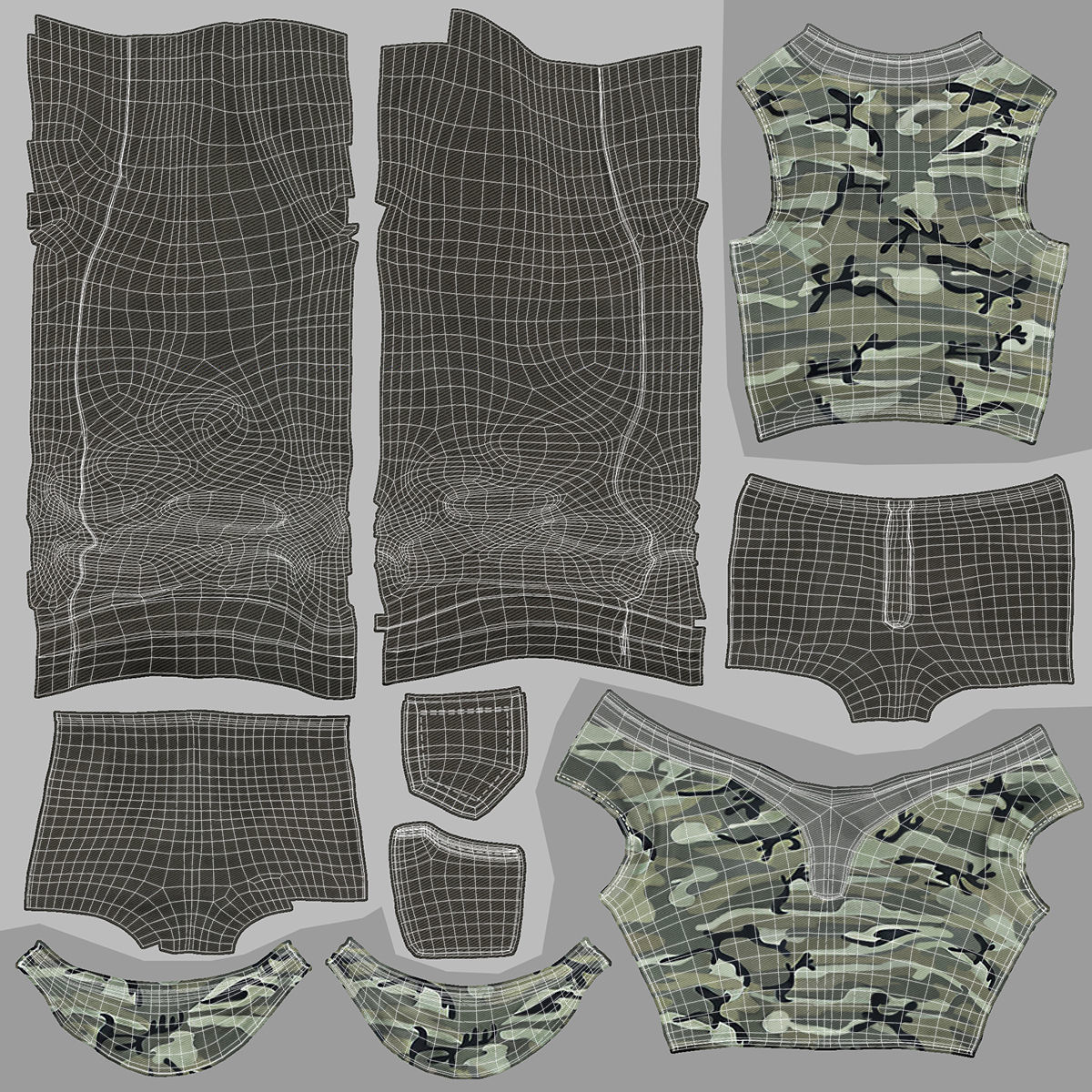 Cartoon Man Rigged 3D model_21