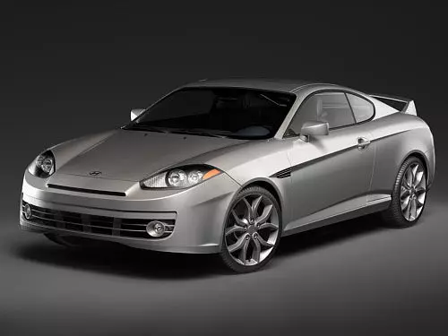 Hyundai Tiburon Coupe 2008 3D Model 3D model