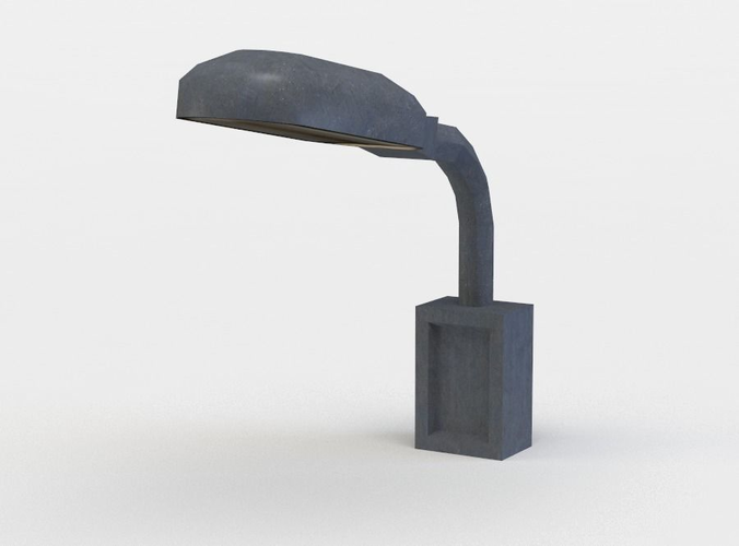 Light lamp with metal base