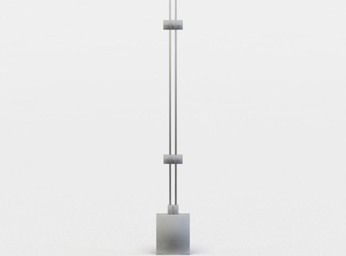 Electric box Low-poly 3D model