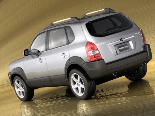 Hyundai Tucson 2005 3D model_2