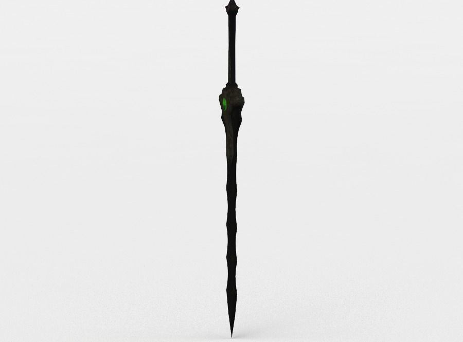 Sword Low-poly 3D model_2