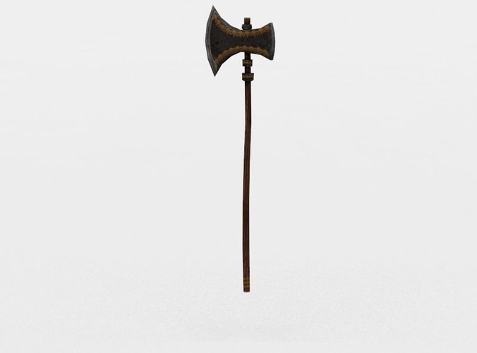 Axe wooden spear