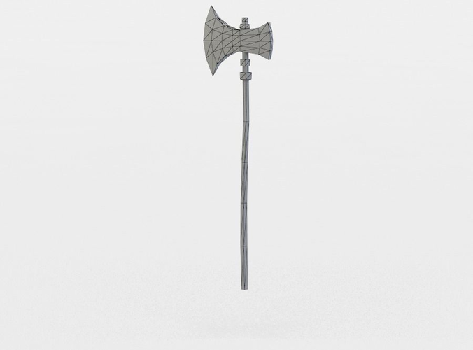 Axe wooden spear