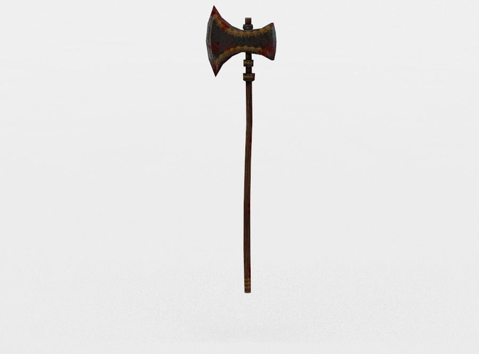 Axe wooden spear