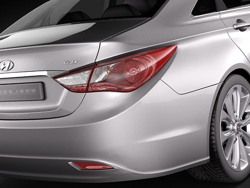 Hyundai YF Sonata i45 3D model_6