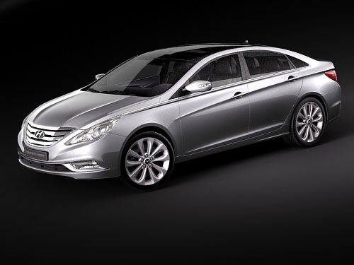 Hyundai YF Sonata i45 3D model_1