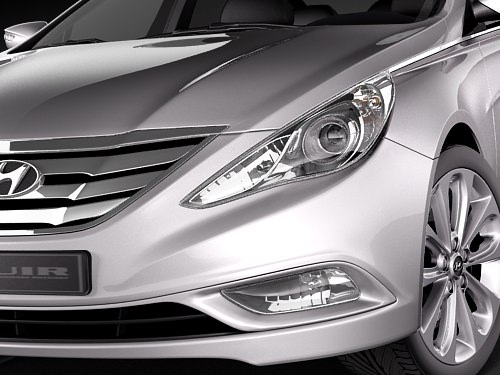 Hyundai YF Sonata i45 3D model_3