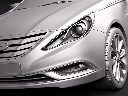 Hyundai YF Sonata i45 3D model_11