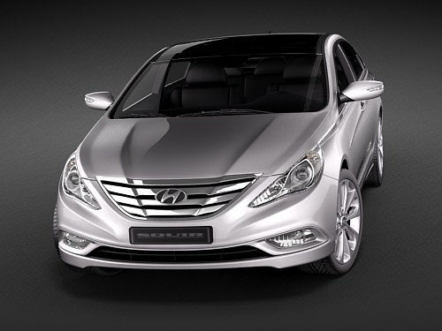 Hyundai YF Sonata i45 3D model_2