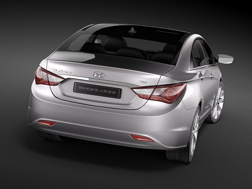 Hyundai YF Sonata i45 3D model_4