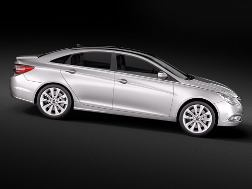 Hyundai YF Sonata i45 3D model_7