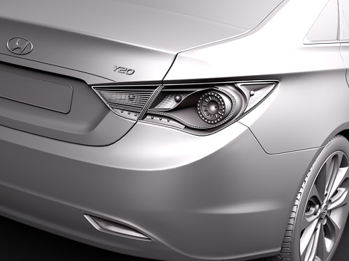 Hyundai YF Sonata i45 3D model_10
