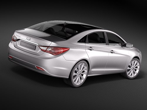 Hyundai YF Sonata i45 3D model_5