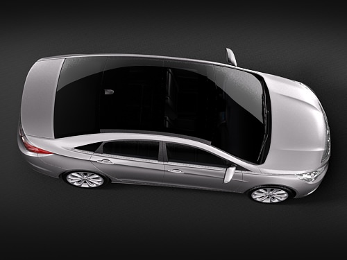 Hyundai YF Sonata i45 3D model_8