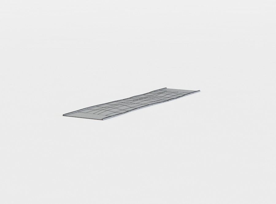 Road tahitian rug Low-poly 3D model_4