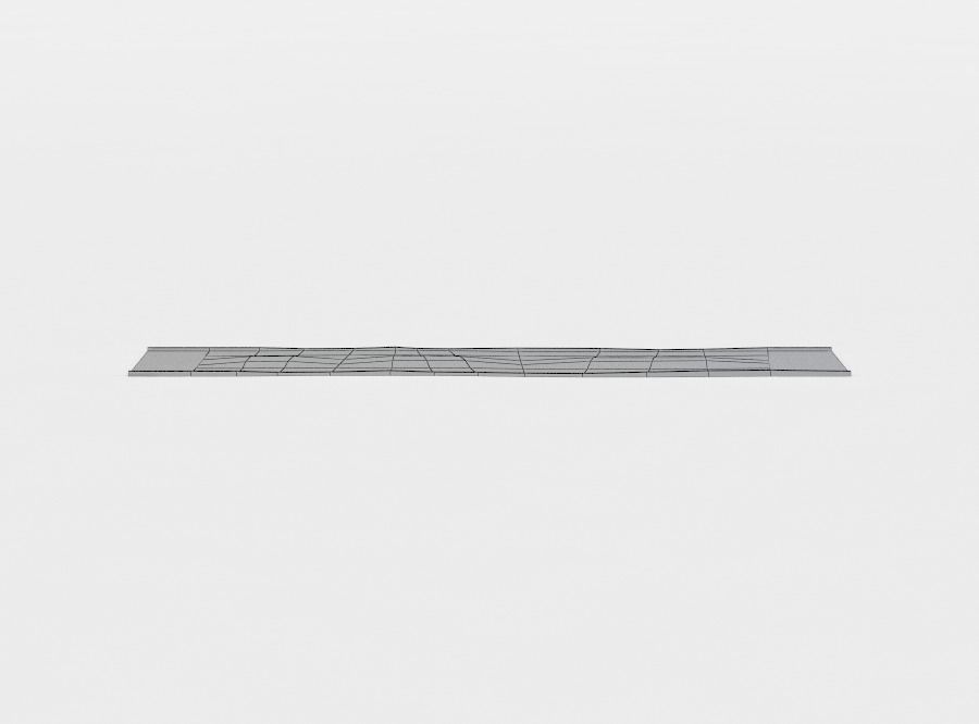 Road tahitian rug Low-poly 3D model_3