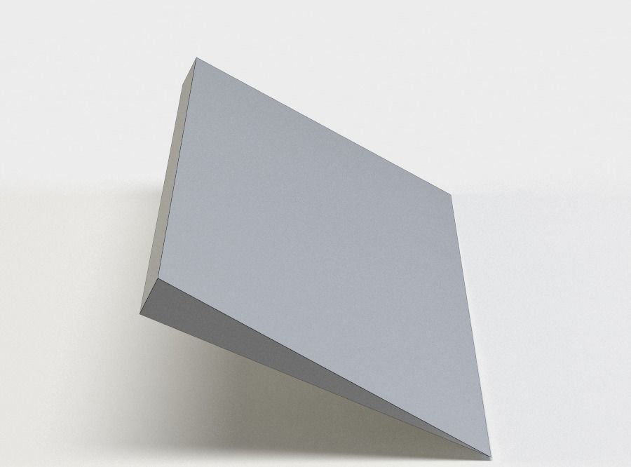 Canopy wooden roof Low-poly 3D model_3