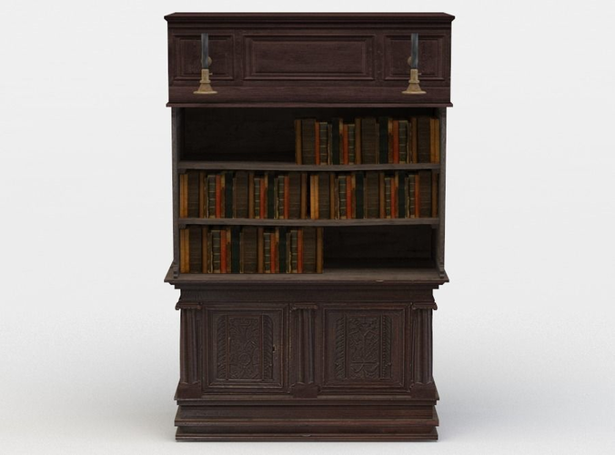 Chest of drawers Low-poly 3D model