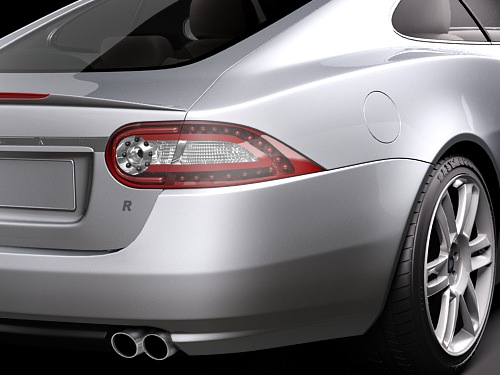 Jaguar XKR 3D model_3