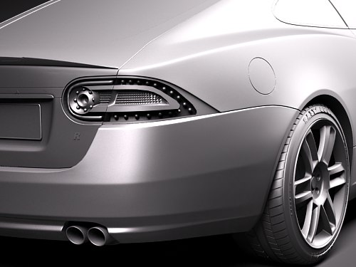 Jaguar XKR 3D model_10