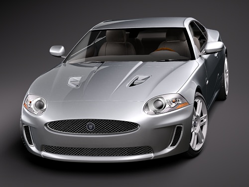 Jaguar XKR 3D model_1