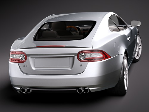 Jaguar XKR 3D model_5