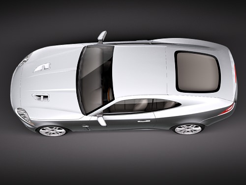 Jaguar XKR 3D model_7