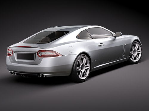 Jaguar XKR 3D model_4