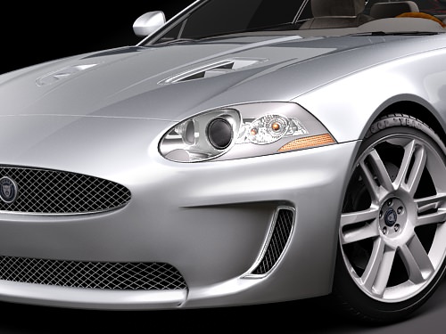 Jaguar XKR 3D model_2