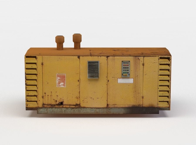 Generator Low-poly 3D model