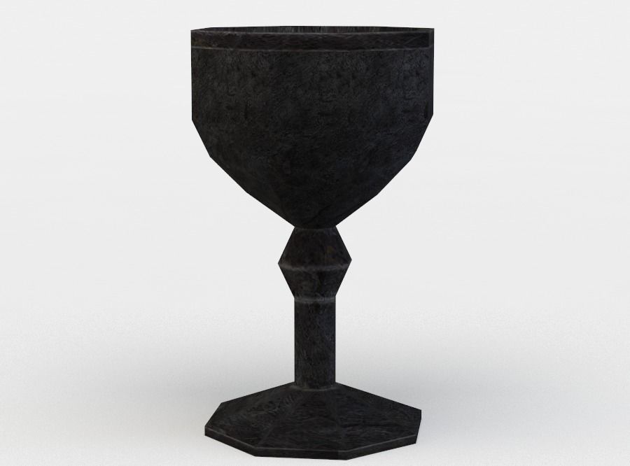 Tavern cup Low-poly 3D model_1