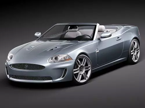 Jaguar XKR Convertible 3D model_0