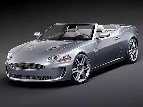 Jaguar XKR Convertible 3D model