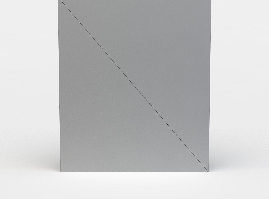 Painting in gold frame Low-poly 3D model_3