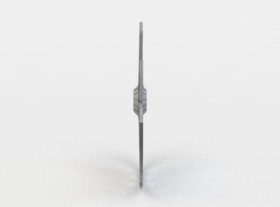 Damaged wheel Low-poly 3D model_3