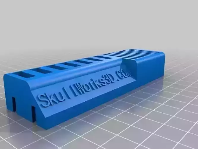 Skull Works USB stick and SD card holder Free 3D print model