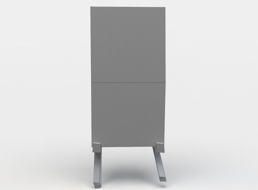 House oriel Low-poly 3D model_3