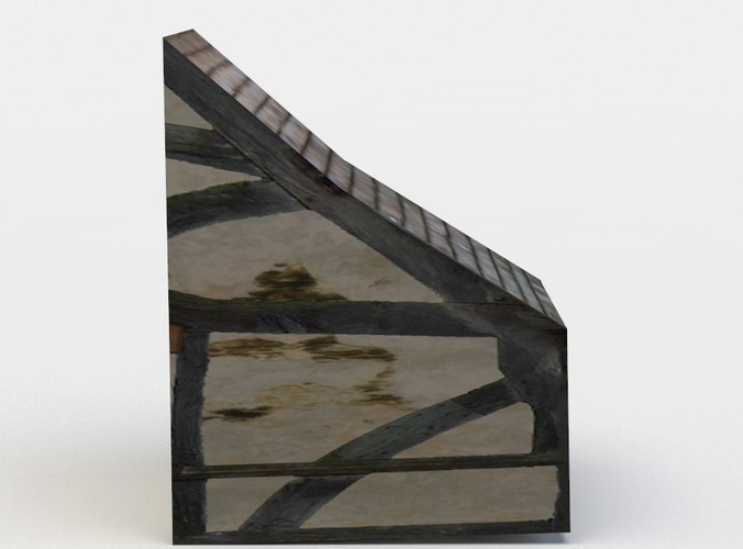 Dormer cottage with roof and windows