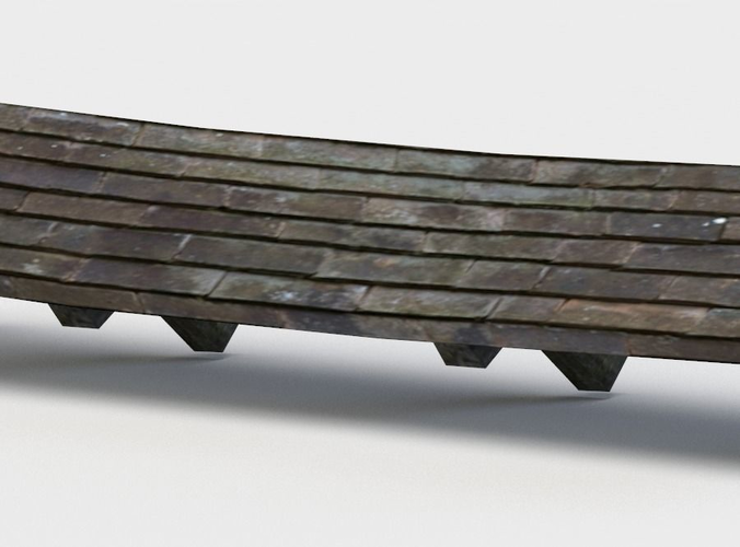 Canopy wooden bench - wooden bench