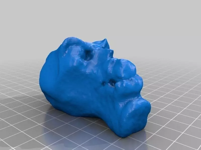 Clay Head Goober 3D print model_0
