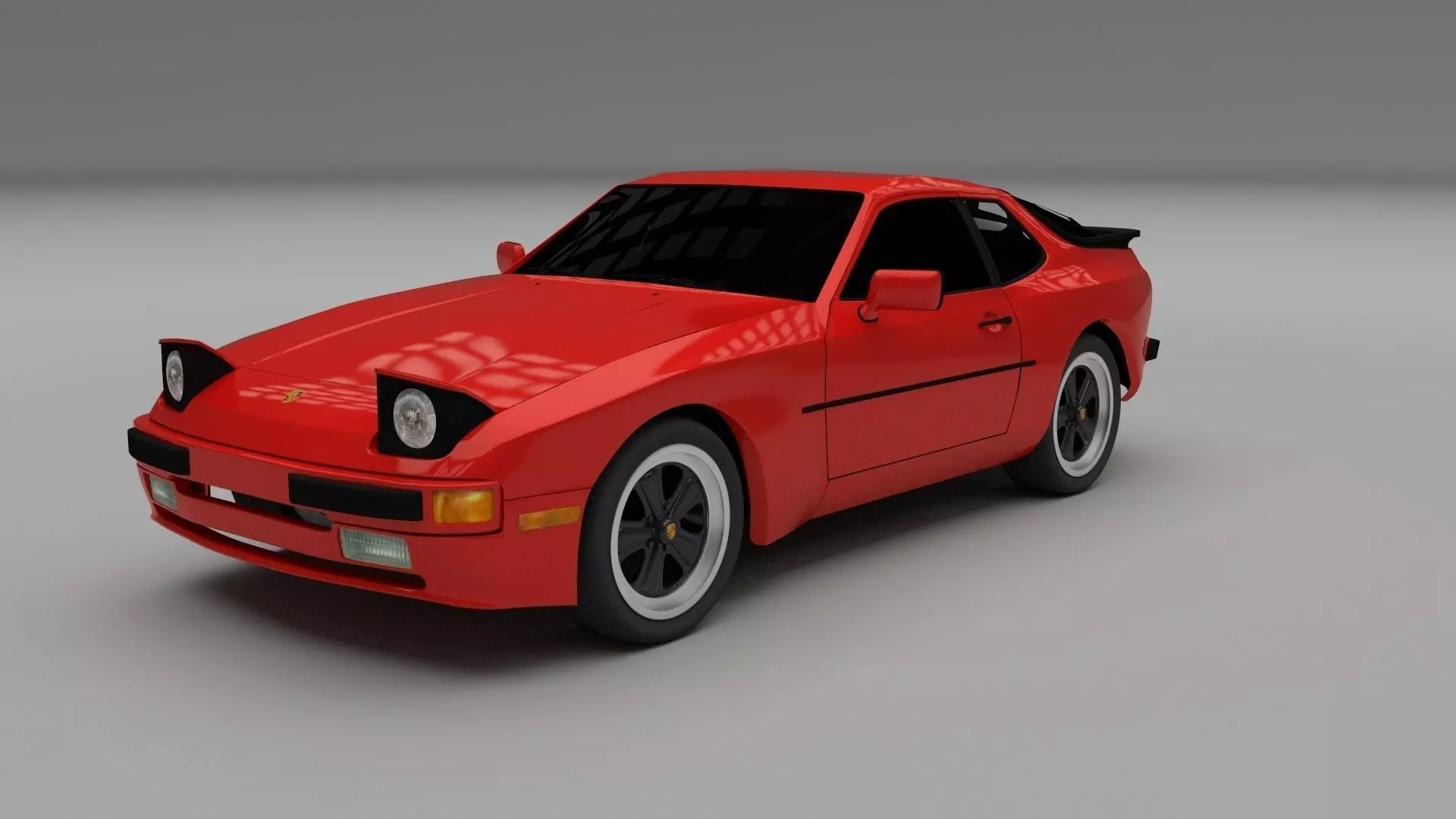 Porsche 944 3D model