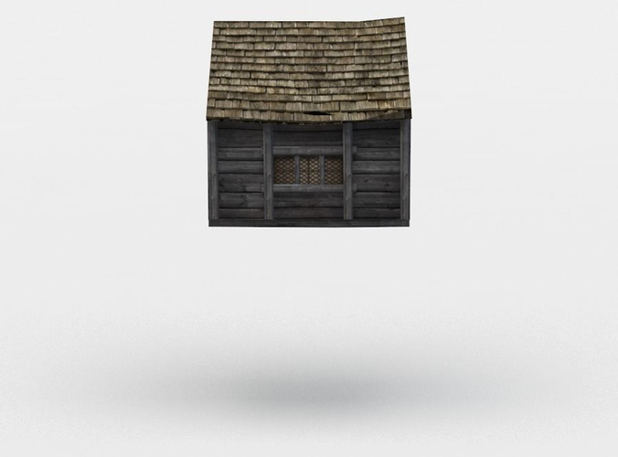 House oriel Low-poly 3D model