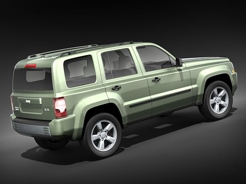 Jeep Patriot midpoly 3D model_3